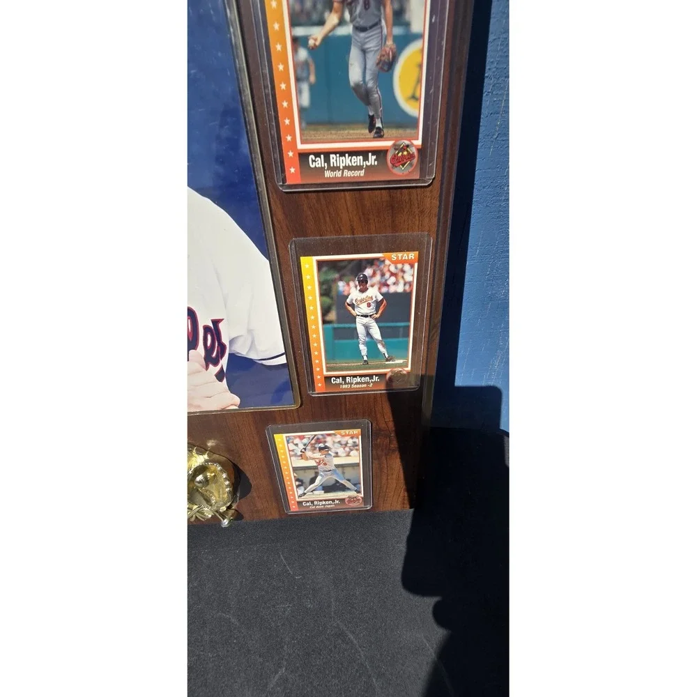 Cal Ripkin Jr. Commemorative Wooden Display Plaque Baltimore Orioles Baseball
